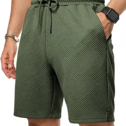 JMIERR Herren Shorts Sommer Kurze Hosen mit 3 Taschen, Militärgrün, XL