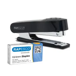Rapesco 1573 Nr. 10 Mini Heftklammern, Schwarz