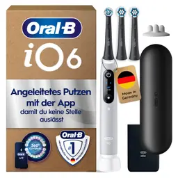 Oral-B iO Series 6 Elektrische Zahnbürste, Grau