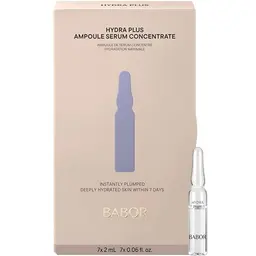 BABOR Hydra Plus Ampullen – vegane Gesichtspflege für intensive Feuchtigkeit, 7x2 ml