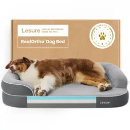LE SURE RealOrtho™ Memory-Schaum Hundebett groß - orthopädisches Hundesofa