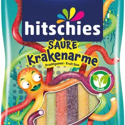 Hitschies Saure Krakenarme Fruchgummi, 125 g