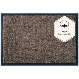Floordirekt Fußmatte - Karat - Schmutzfangmatte, rutschfest, 40 x 60 cm, braun