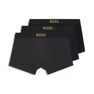 BOSS Trunk 3er Pack mit Gold Logo