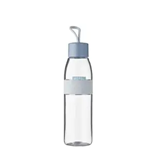 Mepal Wasserflasche Ellipse 500 ml, auslaufsicher, BPA-frei, Nordic blue