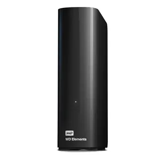 WD Elements Desktop-Speicher 24 TB - Zusatzspeicher für Fotos, Musik und Videos - Schwarz