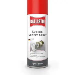 BALLISTOL Kupfer-Grafit Spray 200ml – Schutz gegen Korrosion, Verschleiß und Festfressen, farblos
