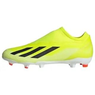 Adidas X Crazyfast League Laceless Fußballschuhe, Solar Yellow/Core Black/Cloud White, Größe 44 2/3 EU