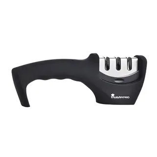 MasterPRO FOODIES COLLECTION - Edelstahl-Messerschärfer - Ergonomisches Design - Leicht zu reinigen