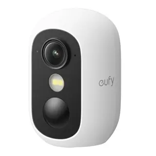 eufy eufyCam C35 kabellose Überwachungskamera für Außen und Innen, wetterfest, mit Magnethalterung, Farbnachtsicht, inkl. lokalem Speicher, kompatibel mit Solarpanel, ohne Abo, Weiß
