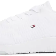 Tommy Hilfiger Herren Sportschuhe Runner Knit Weiß Größe 43