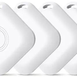MEETOWN Air Tracker Schlüsselfinder 4er, Bluetooth Smart Tag, IP67 wasserdicht, geeignet für Schlüssel, Taschen, Gepäck & Brieftasche (nur iOS)