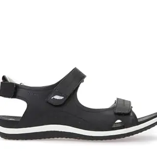 Geox Mädchen Vega Sandalen Schwarz, EU 41
