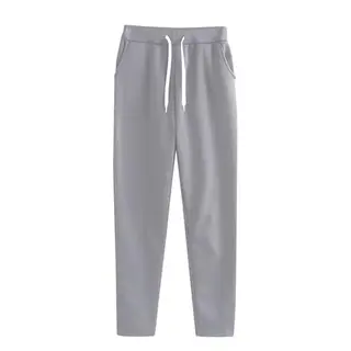 Sporthose Damen Jogginghose, High Waist, Kordelzug, Freizeit- und Yoga-Hose, gerades Bein