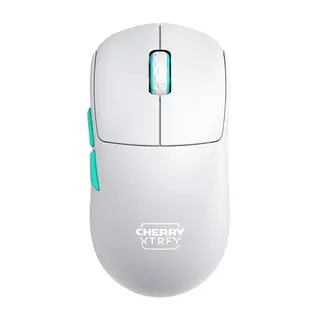 CHERRY XTRFY M68 Wireless Gaming-Maus, Ultraleicht, 2,4 GHz, Optimiert für esports, Symmetrische Form, Weiß