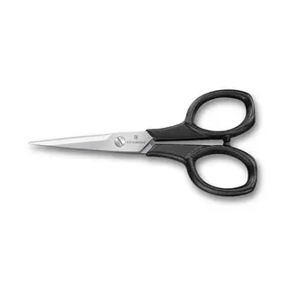 Victorinox Haushaltsschere "Italy" - Bastelschere, 10 cm, rostfreier Stahl, robuster Kunststoffgriff, schwarz