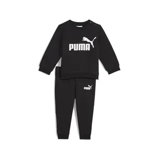 PUMA Unisex Baby MINICATS ESS Crew Set, PUMA Black, Größe 104