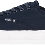 Tommy Hilfiger Herren Sneaker Cup Canvas Low Top Blau (Desert Sky), Größe 40