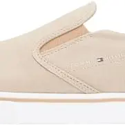 Tommy Hilfiger Herren Sneaker Slip-On, Beige, Größe 44