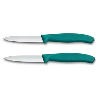 Victorinox Swiss Classic Schäl- und Gemüsemesser-Set, 2tlg, 8 cm, Grün