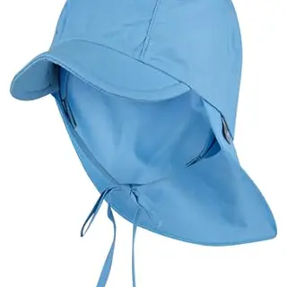 Sterntaler Schirmmütze Nacken - Unisex Baby- und Kindermütze mit UV-Schutz 50+ und Nackenschutz, Größe 47, samtblau