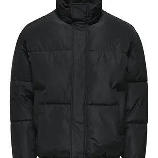 ONLY & SONS Herren Puffer Jacket Onsalpha, Schwarz