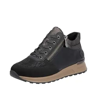 Rieker Damen Stiefeletten schwarz Gr. 38