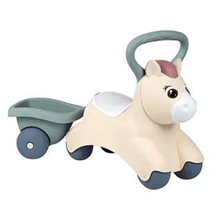 Smoby Little Smoby Baby-Rutscher Pony - Rutschfahrzeug für Kinder ab 1 Jahr