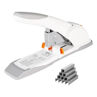 Amazon Basics Profi-Heftgerät, 130 Blatt, Silber