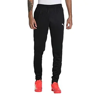 PUMA Unisex Teamrise Jogginghose, Puma Black-Weiß, Größe XL