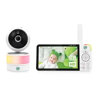 LeapFrog LF915 Baby Monitor mit Kamera, 5 Zoll HD Display, Nachtsicht, 300 m Reichweite, Zwei-Wege-Gespräch