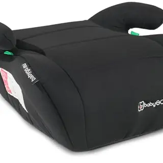 babyGO Sitzerhöhung Booster I-Size - Kindersitz für Kinder (125-150 cm) Schwarz
