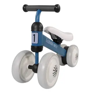 Lemodo Baby-Balance-Fahrrad in Blau, ohne Pedale, stabiler Metallrahmen, ab 1 Jahr, bis 50 kg