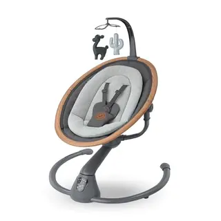 Maxi-Cosi Cassia Elektrische Babywippe, 0–6 Monate, 12 Melodien, 360° Sitzdrehung, Automatische Bewegungserkennung