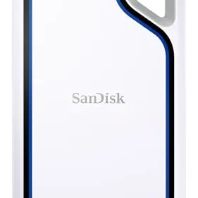SANDISK Extreme Portable SSD für PS5 1 TB - bis zu 1.000 MB/s Lesen - Weiß