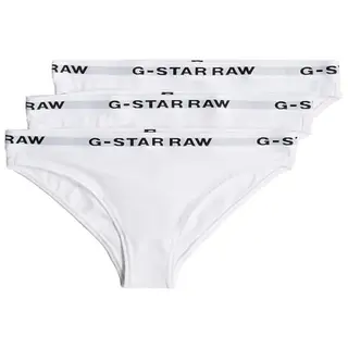 G-Star Damen Slips 3er-Pack Weiß, Größe S
