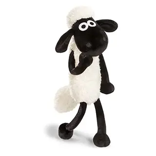 NICI Kuscheltier Shaun das Schaf 25 cm – Flauschiges Plüschtier zum Kuscheln, Spielen und Schlafen