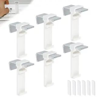 VGECEE 6 STK Klemmhalter für Klemmfix Rollo ohne Bohren - Zubehör für Fenster