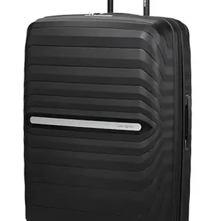 Samsonite Neo Flux Spinner L, erweitbarer Hartschalenkoffer, 75 cm, Schwarz