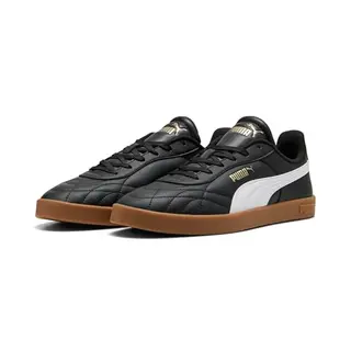 PUMA Club II Indoor-Sneaker, Unisex, Schwarz/Weiß, 5 UK