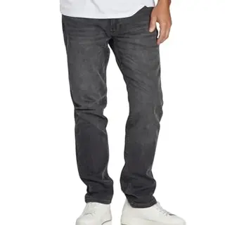 Riverso Herren Jeans Chris - Graue Stretchjeans, Straight Fit, Größe 40W/32L