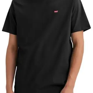 Levi's Herren Original Housemark T-Shirt, Stonewashed Black, L