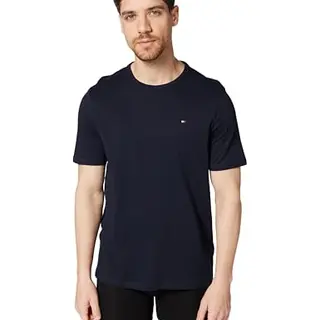 Tommy Hilfiger Herren 3er-Pack S/S T-Shirt, Blau (Desert Sky)