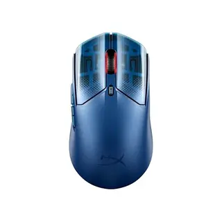 HyperX Pulsefire Haste 2 S kabellose Gaming-Maus, Ultra-leicht 64 g, 120 h Akku, Magnesiumgehäuse, Glass Skates, 26 K Sensor, Blau