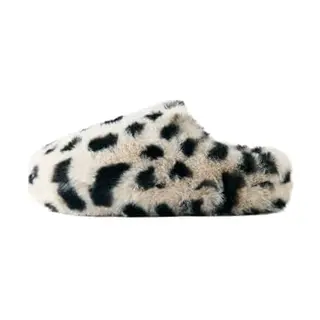 NEXT Mädchen Pantolette aus Kunstfell Animal Print 30.5