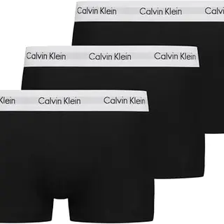 Calvin Klein Herren Boxershorts, 3er Pack, elastischer Bund, Baumwolle, schwarz, XL