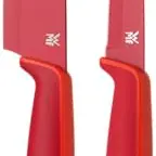 WMF Touch Messerset 2-tlg. – scharfe Küchenmesser aus Spezialklingenstahl, antihaftbeschichtet, ergonomisch, mit Schutzhüllen, rot