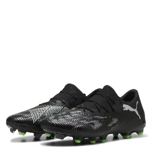 Puma Future 8 Match Low FG/AG, Unisex Fußballschuh, Puma Black-Puma Silver-Fluo Green