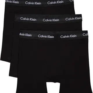 Calvin Klein Herren 3er Pack Boxershorts, Stretch, Schwarz, XL