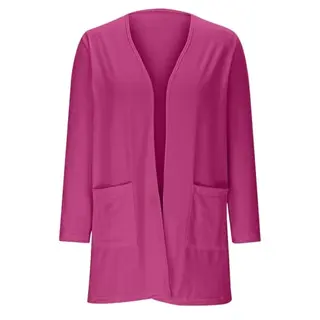 Mädchen Strickjacke Kinder Bolero Pullover Mantel Leicht Warm 11-12 Jahre Hot Pink